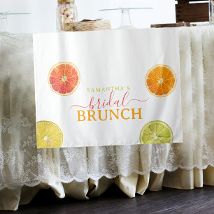 Citrus Bruids Brunch Citroen Sinaasappel Vrijgezel Wandkleed