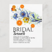 Citrus Bruidsbrunch Uitnodiging Template, Sinaasap (Voorkant)