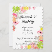 CITRUS BRUIDSDOUCHE UITNODIGING (Voorkant)