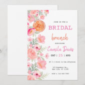 Citrus Bruidsontbijt Kaart (Voorkant / Achterkant)