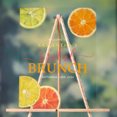 Citrus Bruiloft Brunch Citroen Sinaasappel Bruilof Acryl Bord (Neutraal)