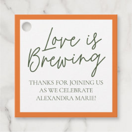 Citrus bruiloft favor tags bedankjes labels