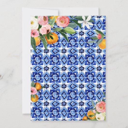 Citrus Bruiloft Feest Ze Heeft Haar Hoofdliefde Ge Kaart (Achterkant)