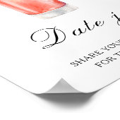 Citrus bruiloftscocktail - date night ideeën poster (Hoek)