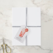 Citrus Bruiloftsfeest Cocktail Cadeaulabel (Met Touw)