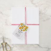 Citrus Bruiloftsfeest Sinaasappel Fruit Favor Cadeaulabel (Met Touw)