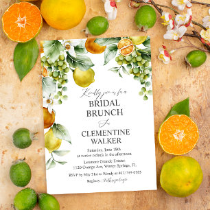 Citrus Bruiloftsontbijt Kaart