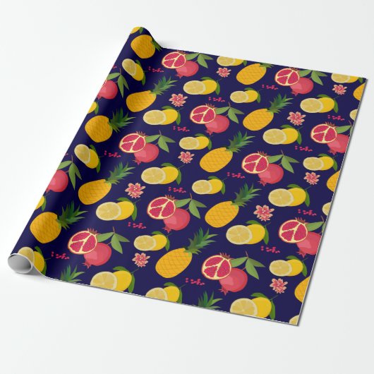 Citrus Cadeaupapier (Uitgerold)