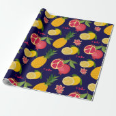 Citrus Cadeaupapier (Uitgerold)