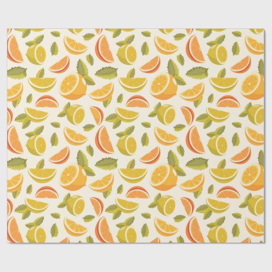 Citrus Cadeaupapier (Vlak)