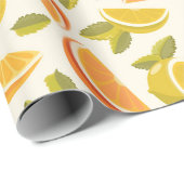 Citrus Cadeaupapier (Rol Hoek)