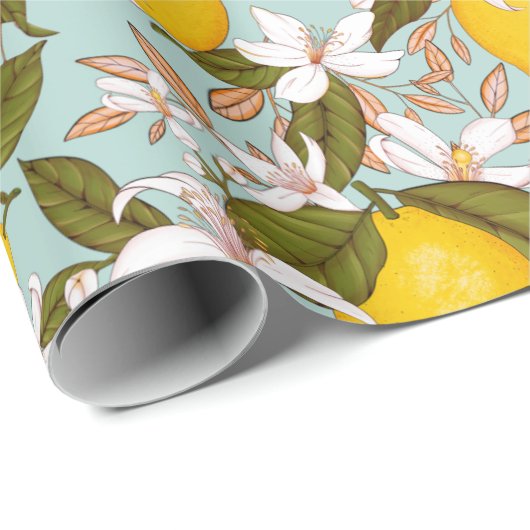 Citrus Cadeaupapier (Rol Hoek)