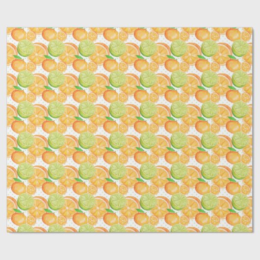 Citrus Cadeaupapier (Vlak)