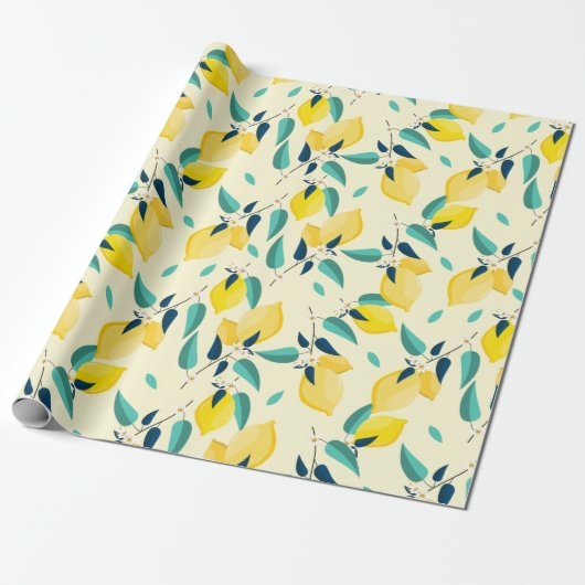 Citrus Cadeaupapier (Uitgerold)