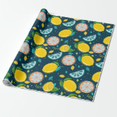 Citrus Cadeaupapier (Uitgerold)
