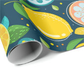 Citrus Cadeaupapier (Rol Hoek)