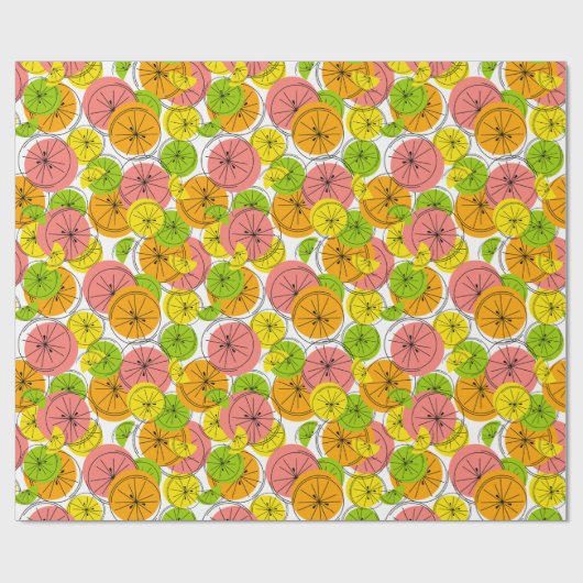 Citrus Cadeaupapier (Vlak)