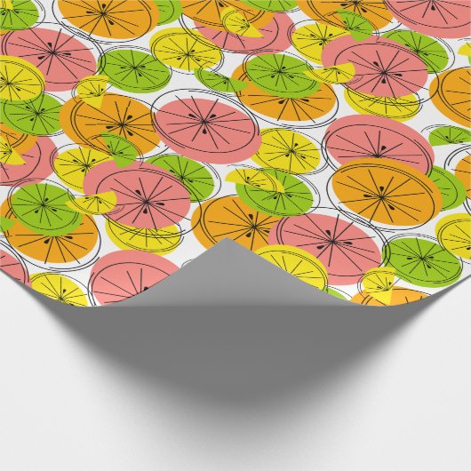 Citrus Cadeaupapier (Hoek)