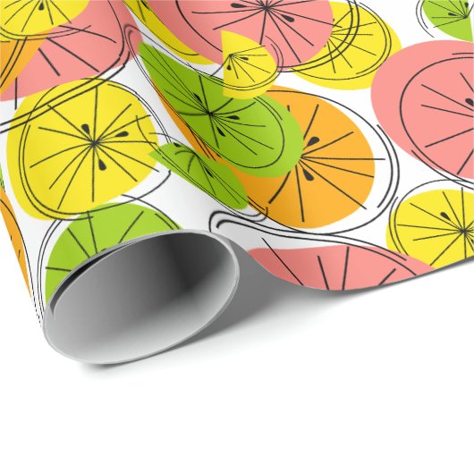 Citrus Cadeaupapier (Rol Hoek)