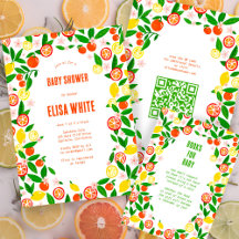 Citrus Celebration CUSTOM BABY SHOWER BOEKEN 4 BAB