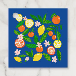 Citrus Celebration Custom BABY SHOWER Dank u Bedankjes Labels