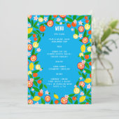 Citrus Celebration CUSTOM Bold Summer LEMON LIMOEN Menu (Staand voorkant)