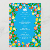 Citrus Celebration CUSTOM Bold Summer LEMON LIMOEN Menu (Voorkant)