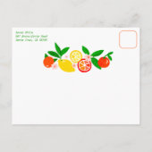 Citrus Celebration CUSTOM Summer BRIDAL SHOWER Uitnodiging Briefkaart (Achterkant)