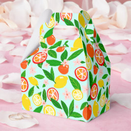 Citrus Celebration Lemons Oranges Bridal Shower Bedankdoosjes