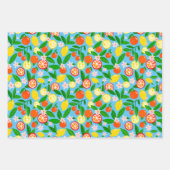 Citrus Celebration Mooie citroenen Geweldige Sinaa Inpakpapier Vel (Voorkant)