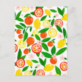 Citrus Celebration Mooie citroenen & Sinaasappels  Briefkaart (Voorkant)