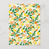Citrus Celebration Mooie citroenen & Sinaasappels  Briefkaart (Voorkant)