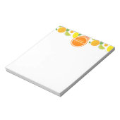 Citrus Characters Leaf Pattern Name Initiaal Notitieblok (Linkerzijde)