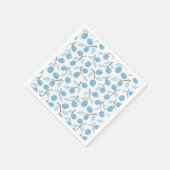 Citrus Charm Blue Servet (Hoek)