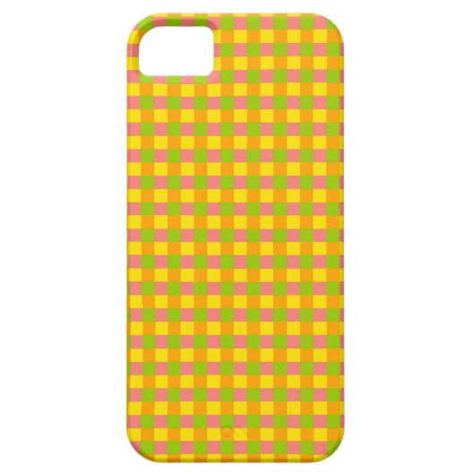 Citrus Check iPhone case (Achterkant)
