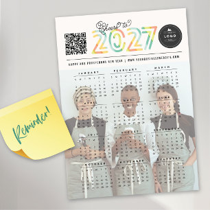 Citrus Cheers voor 2027 Kalender Magnetische Fotok