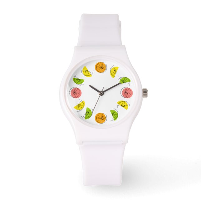 Citrus Circle horloge (Voorkant)