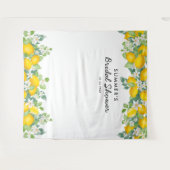 Citrus Citroen Baby Shower Fotobackdrop Wandkleed (Voorkant (horizontaal))