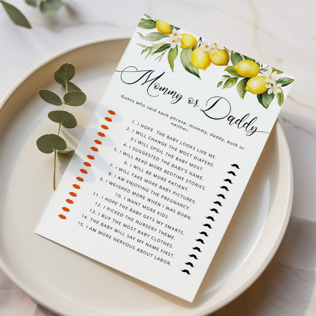 Citrus citroen die zei het mama of papa spel (Creator heeft geüpload)