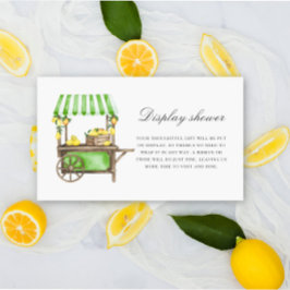 Citrus citroen - Display douche  Informatiekaartje