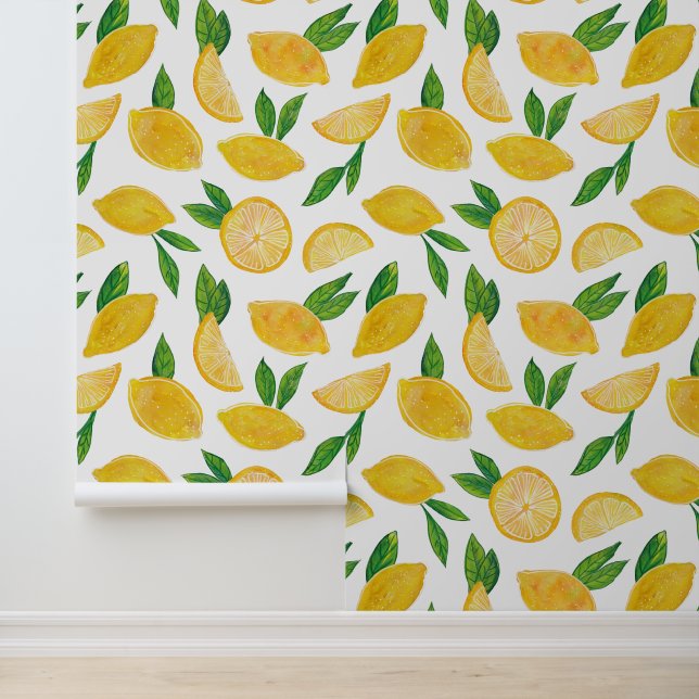 Citrus Citroen Fruit Behang (Applicatie)