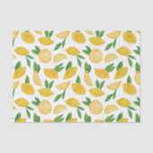 Citrus Citroen Fruit patroon Tissue Papier (Voorkant)