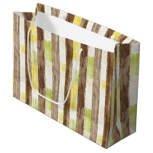 Citrus Citroen Geel Lime Nagemaakt Hout Streep Ver Groot Cadeauzakje