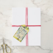 Citrus Citroen - Mama's main squeeze baby shower Cadeaulabel (Met Touw)