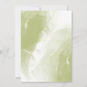 Citrus Citroen Mediterraan Bruiloftsfeest Kaart (Achterkant)