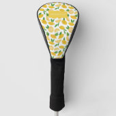 Citrus citroen patroon golfheadcover (Voorkant)