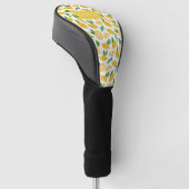 Citrus citroen patroon golfheadcover (Schuin)