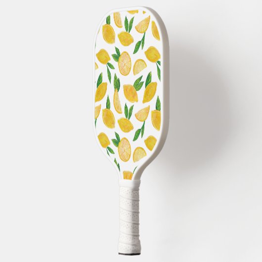 Citrus citroen patroon pickleball paddle (Links)