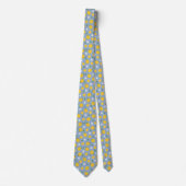 Citrus Citroen Patroon Stropdas (Voorkant)