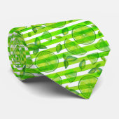 Citrus Citroen Patroon Stropdas (Opgerold)